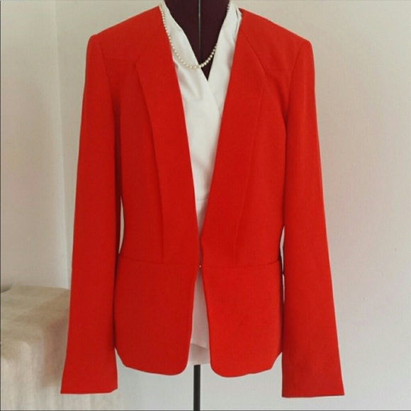 Jennifer Lopez Red Blazer tuxedo jacket - Picture 2 of 15